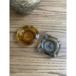 Vintage Nevada Hotel Glass Ashtrays Best Western El Dorado Motel Advertising